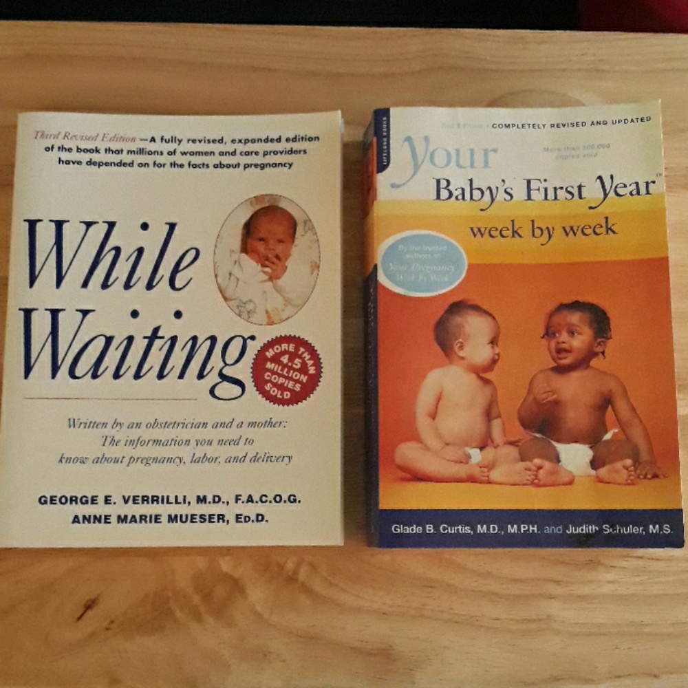 Lot of 2 pregnancy/baby books